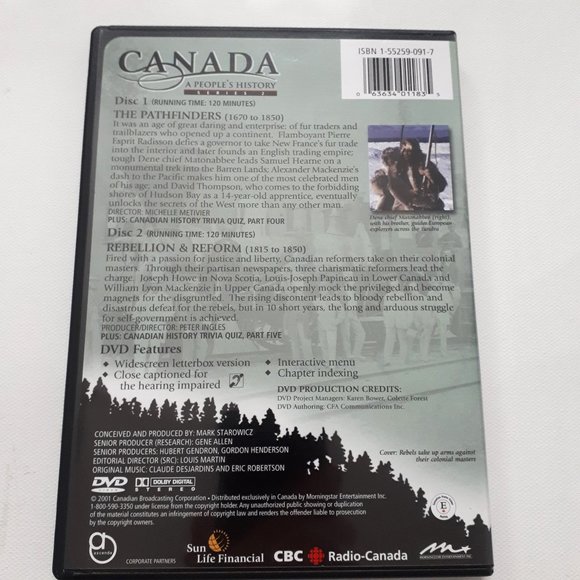 Canada A People's History Series 2 Collector's Box Set of DVDs - Picture 5 of 9